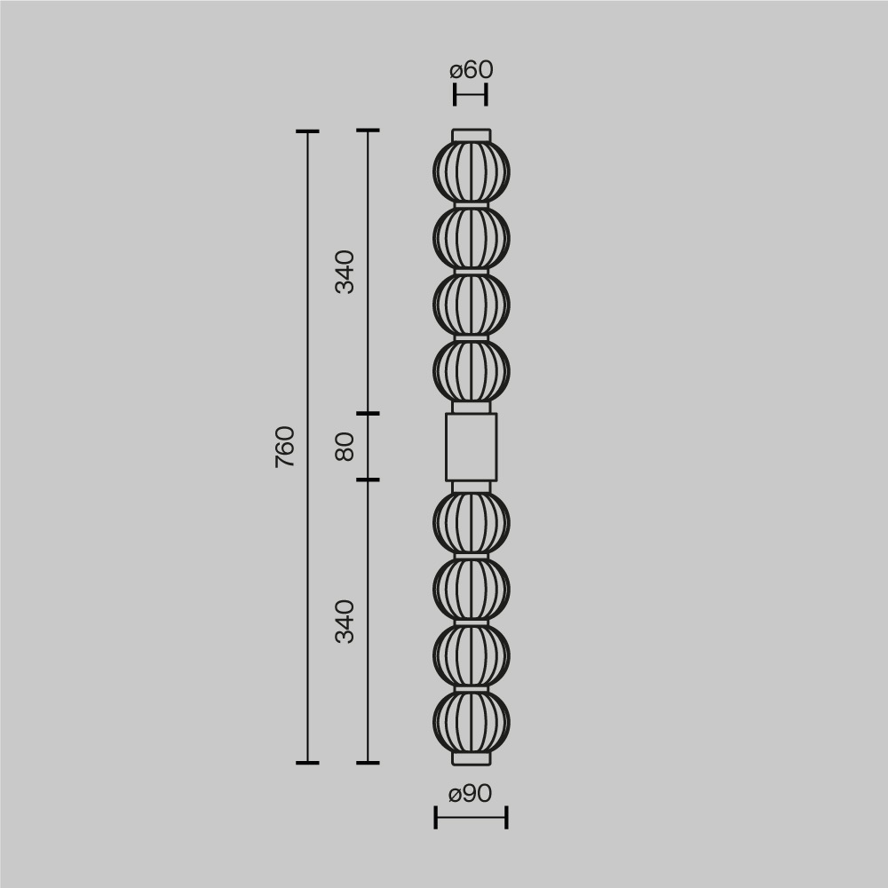 Дополнительная картинка Настенный светильник (бра) Maytoni MOD555WL-L13G3K