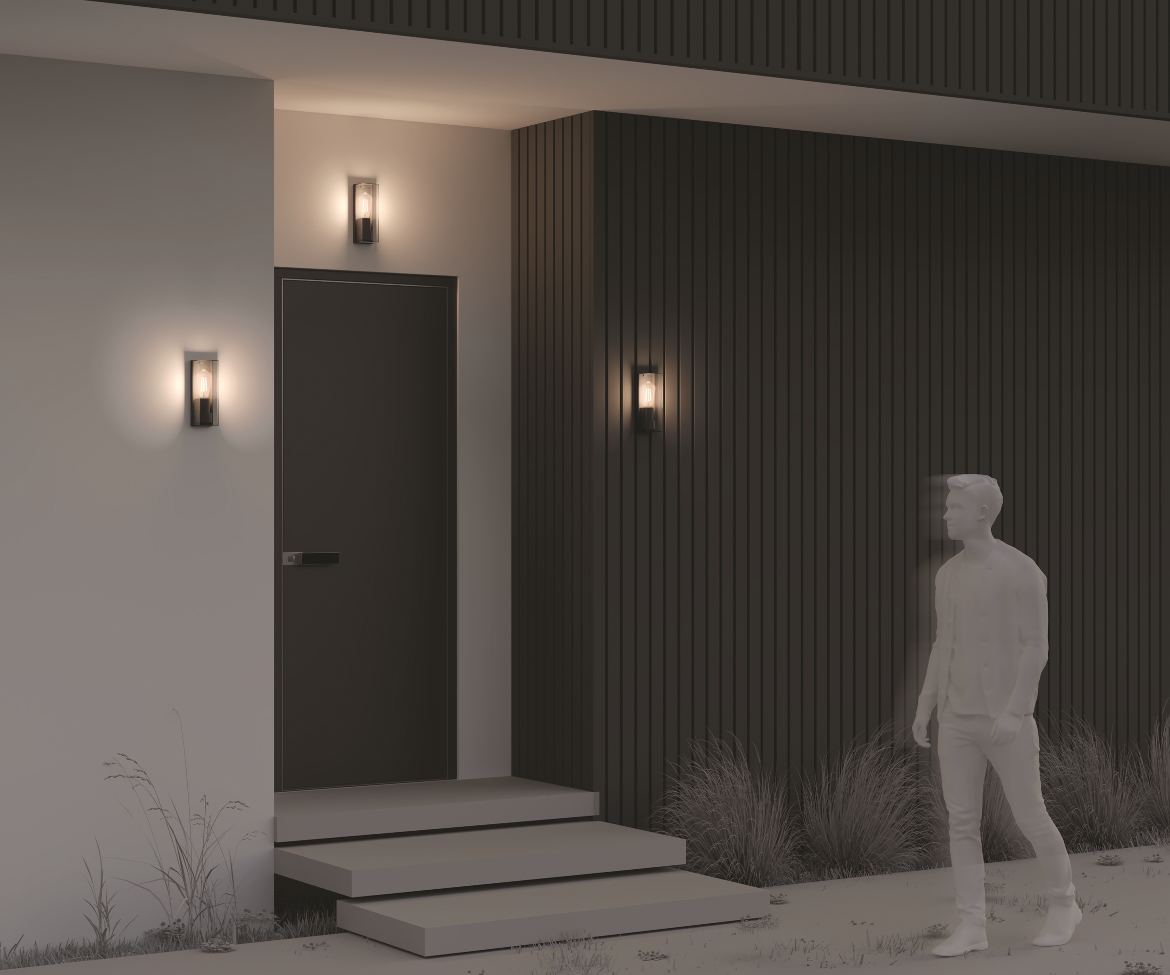 Дополнительная картинка Настенный светильник (бра) Outdoor O450WL-01GF