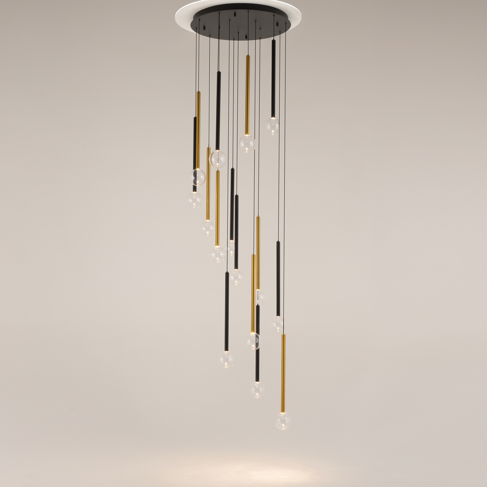 Дополнительная картинка Люстра Maytoni MOD383PL-L40BBS3K