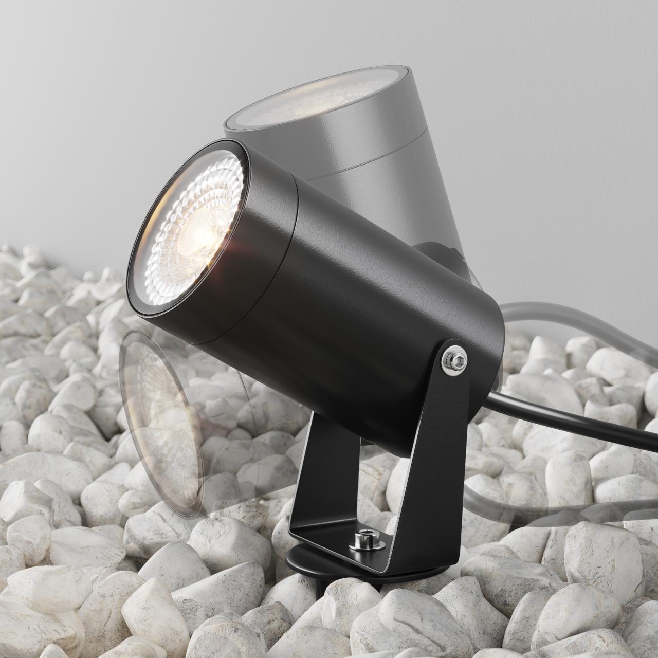 Дополнительная картинка Ландшафтный светильник Maytoni Scope O025FL-01B