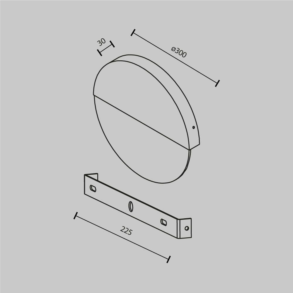 Дополнительная картинка Настенный светильник (бра) Maytoni MOD320WL-L13MR3K1
