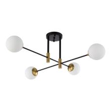 Потолочные Светильник потолочный Crystal Lux FIDEL PL4 BLACK Crystal Lux 0630/104, доставка по Казахстану 