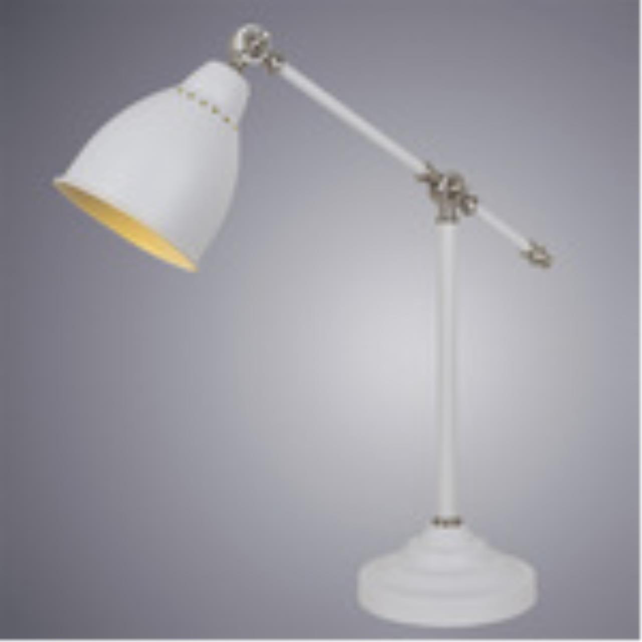 Картинка Настольная лампа Arte Lamp Braccio A2054LT-1WH