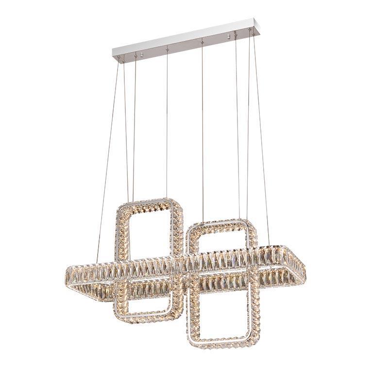 подвесной светодиодный светильник newport 8232+2/s chrome м0064645, доставка по Казахстану 