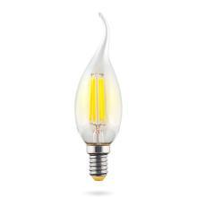 Лампа светодиодная филаментная Voltega E14 6W 2800К прозрачная VG10-CW1E14warm6W-F 7017 купить в Алматы svet.kz