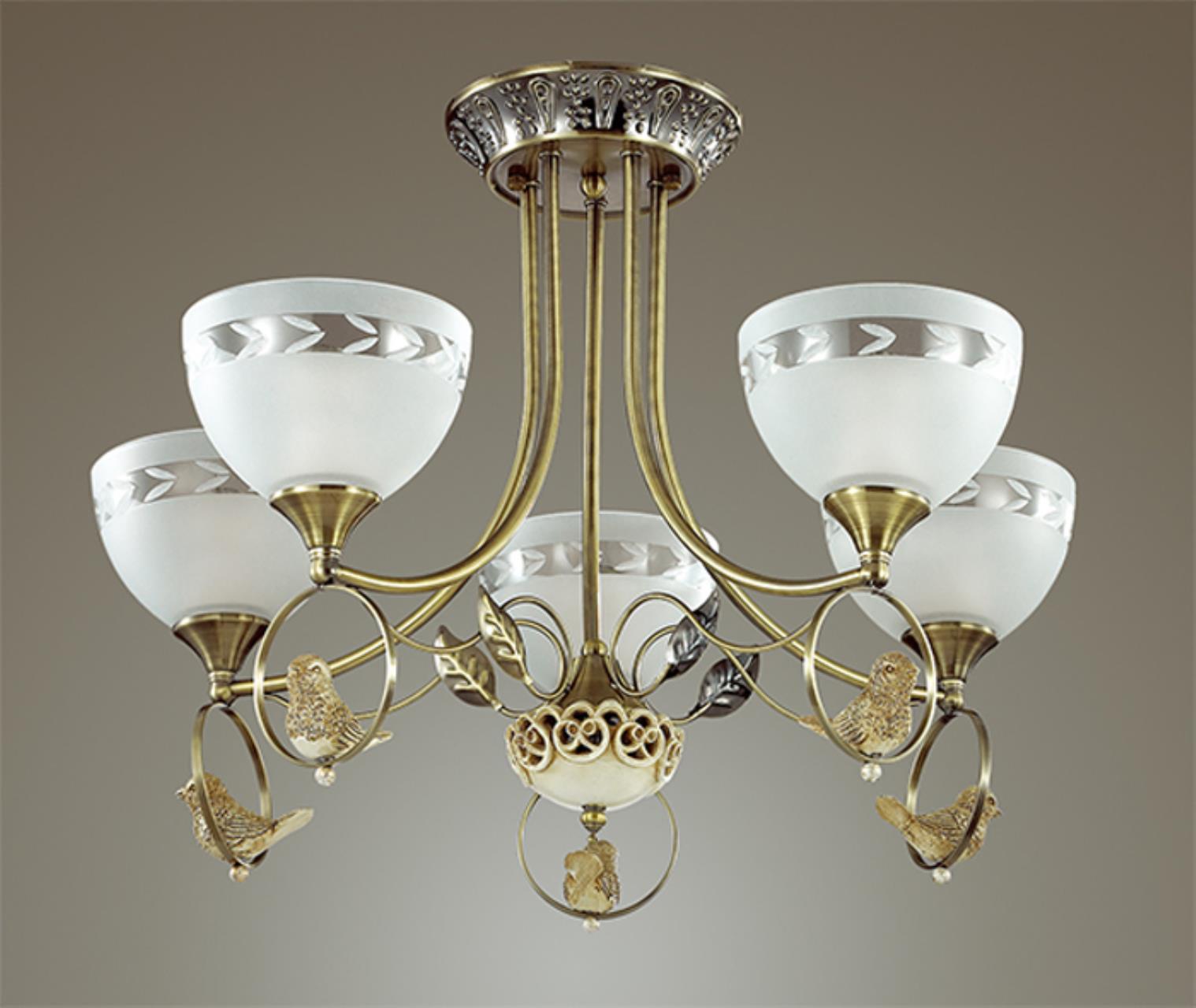 Картинка Потолочная люстра Lumion Classi Horas 3403/5C