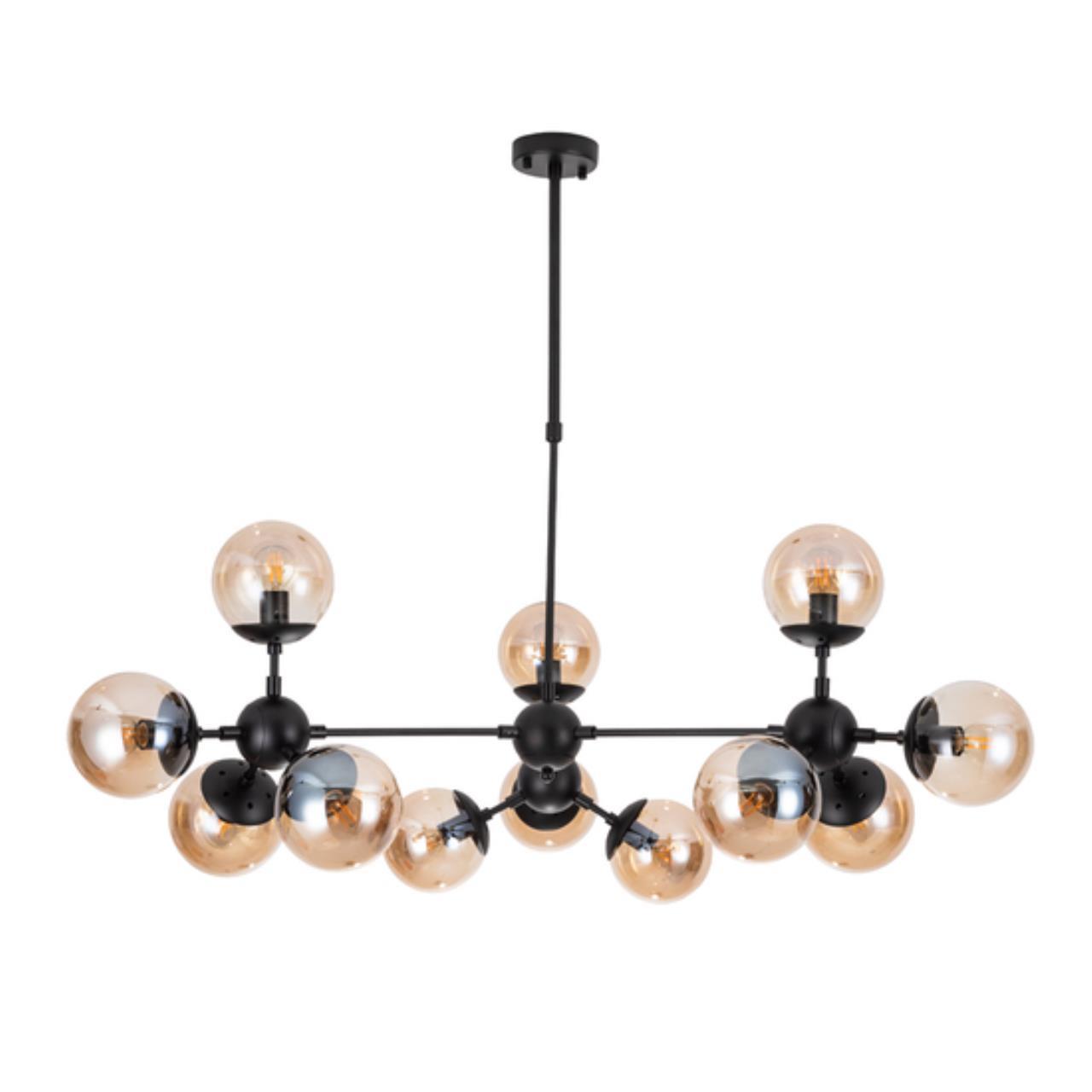 Дополнительная картинка Подвесная люстра Arte Lamp BOLLA A1664SP-12BK