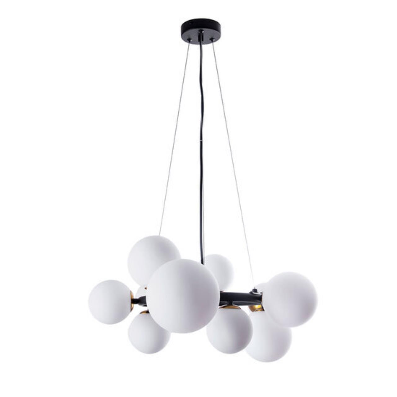 Картинка Подвесная люстра Arte Lamp GEMINI A2243SP-10BK