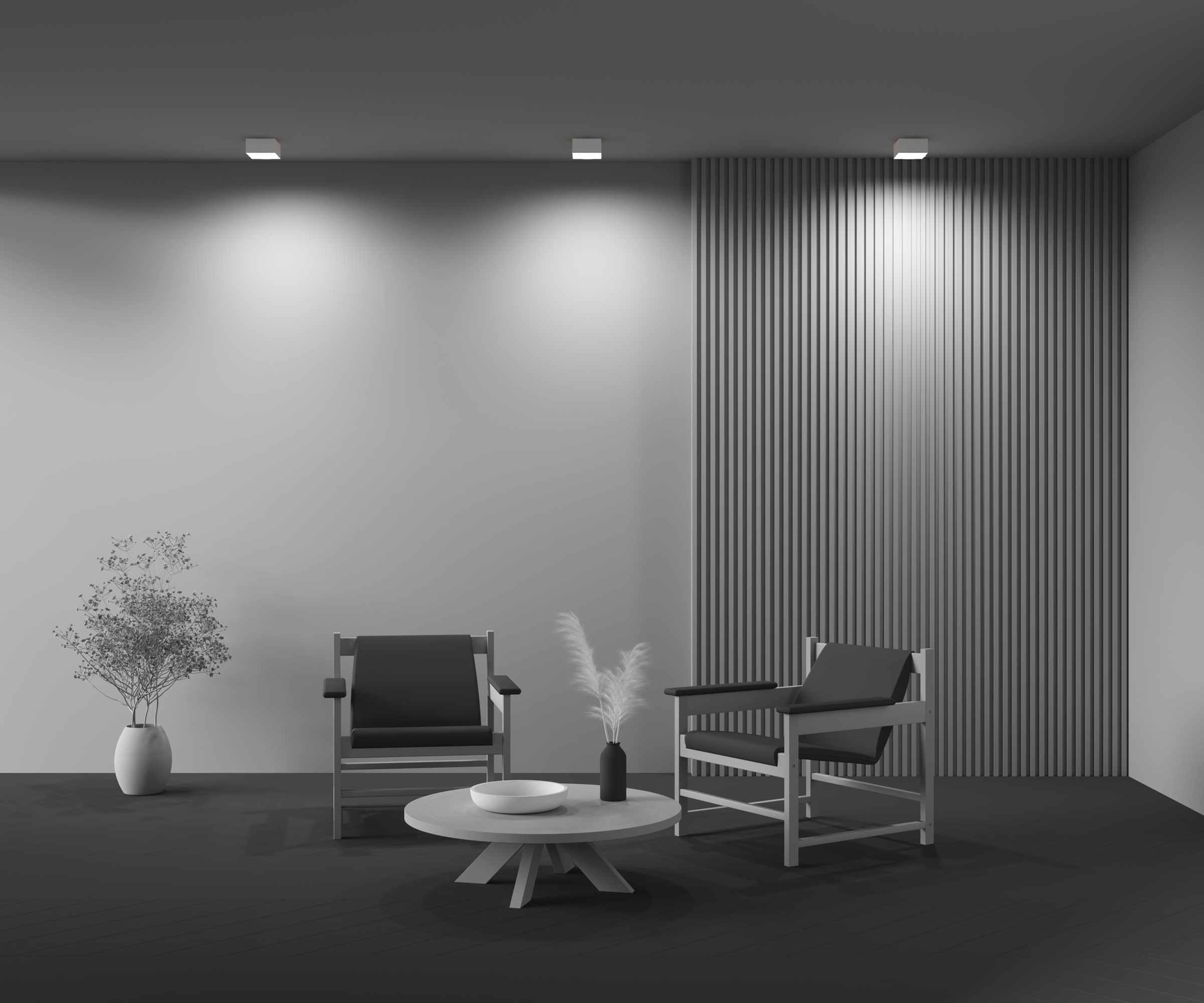Дополнительная картинка Потолочный светильник Technical C032CL-12W4K-SQ-W