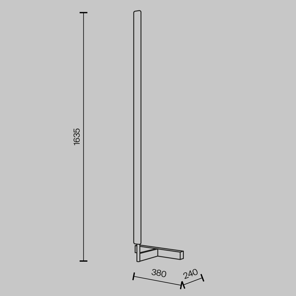 Дополнительная картинка Напольный светильник (торшер) Combo MOD214FL-L20B3K