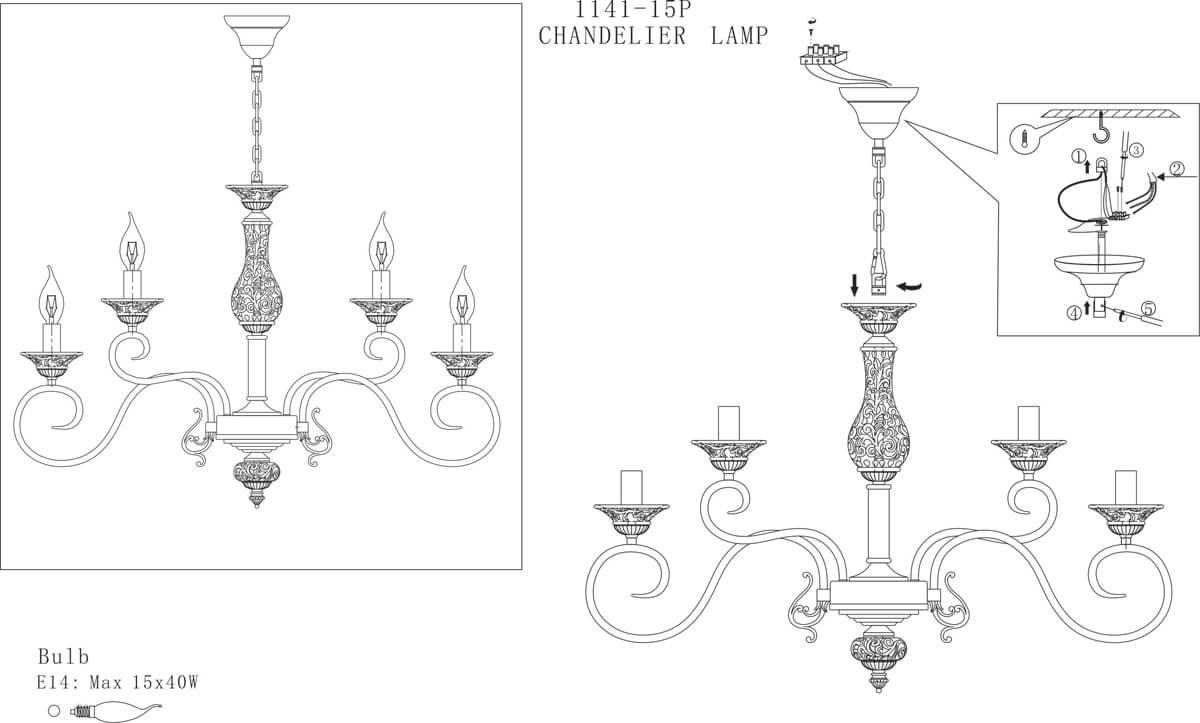 Картинка Подвесная люстра Favourite Bubbles 1141-15P