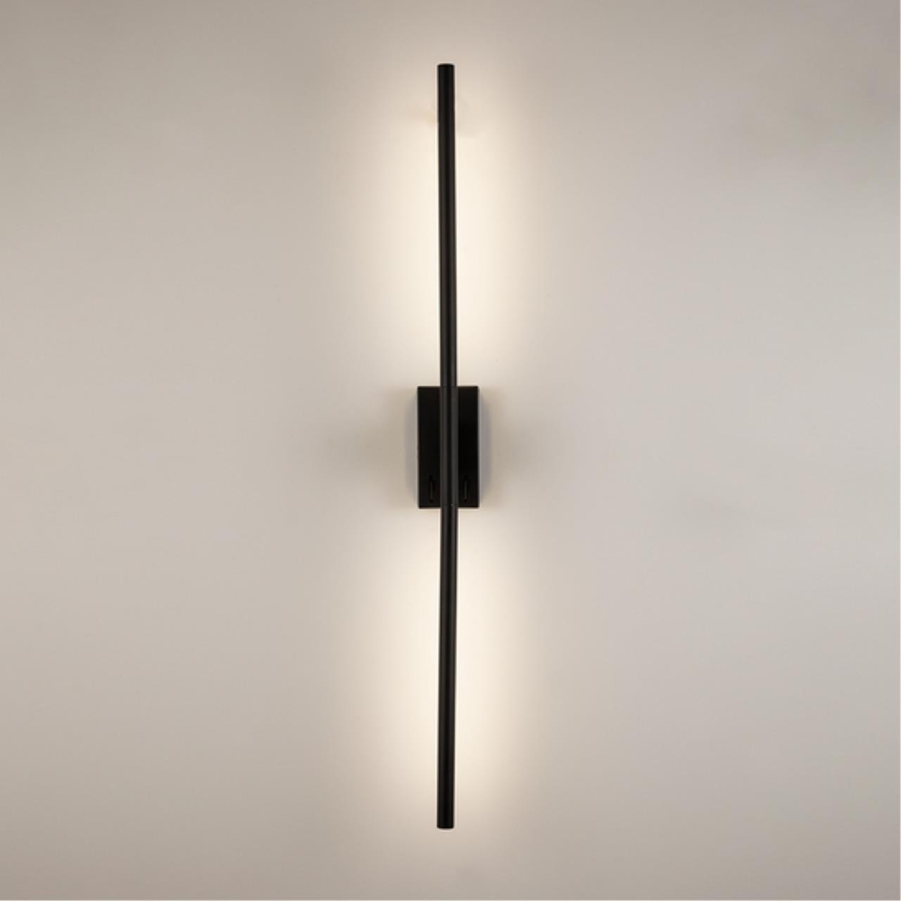 Картинка Настенный светильник Arte Lamp LINES A2029AP-1BK