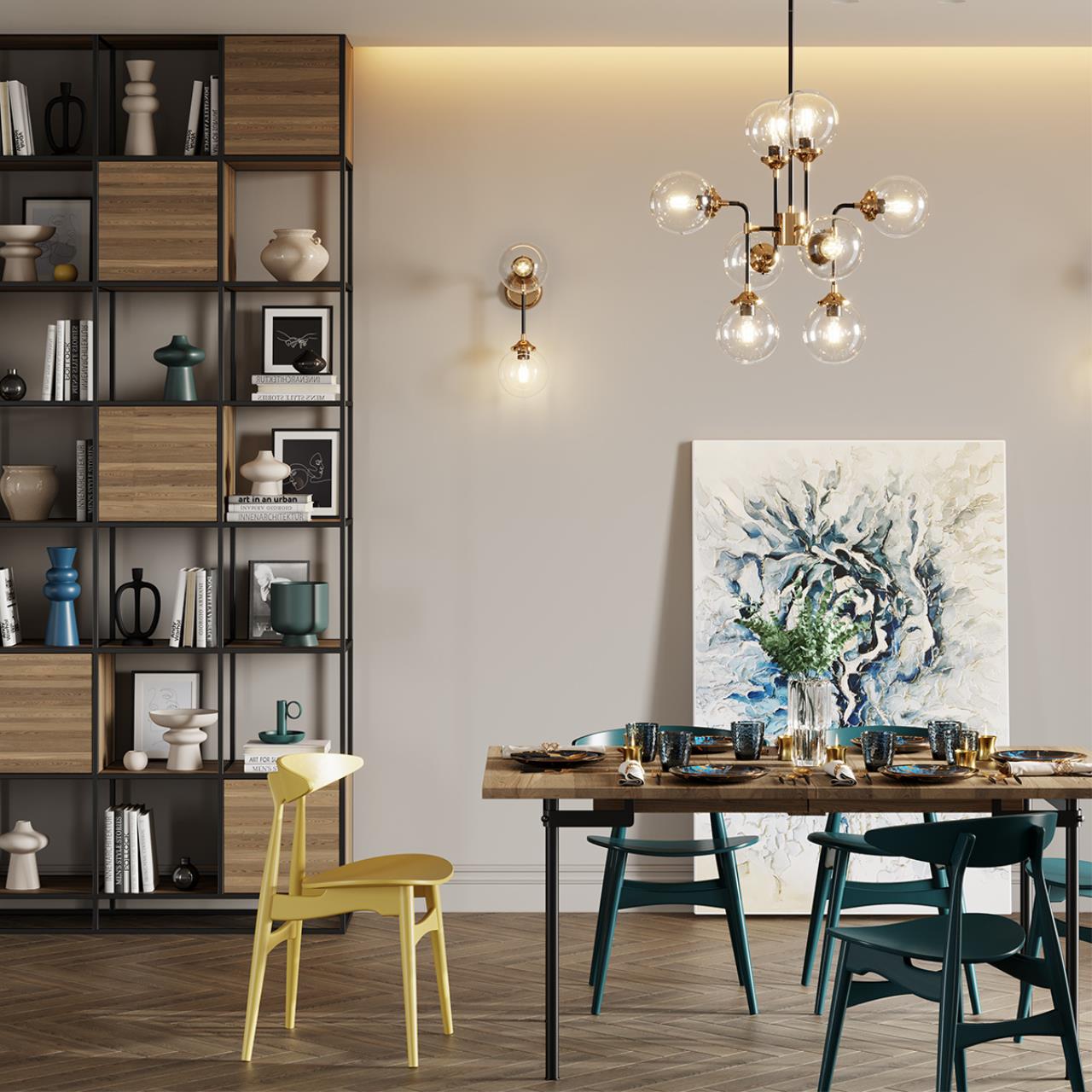 Картинка Подвесная люстра Odeon Light Loft Priama 4971/8