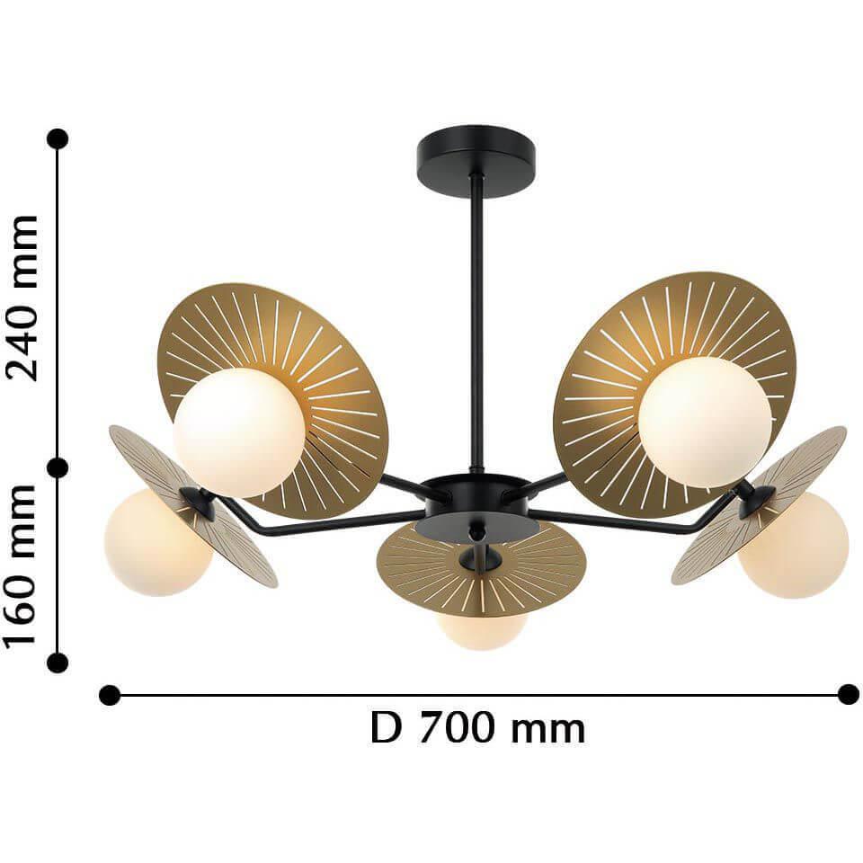 Картинка Подвесная люстра Favourite Sonnenblume 2356-5P