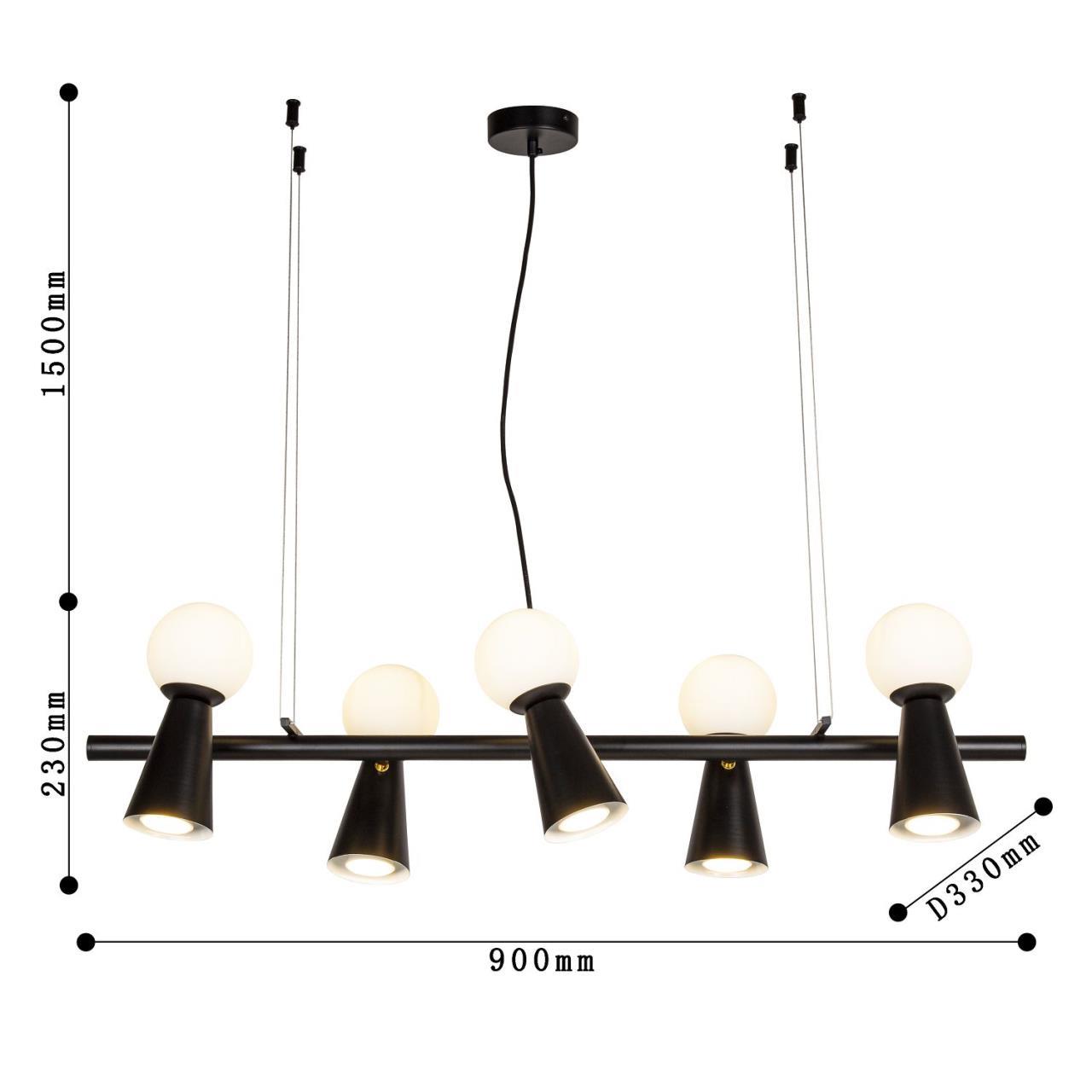 Картинка Подвесной светильник  Gnomes 4095-5P