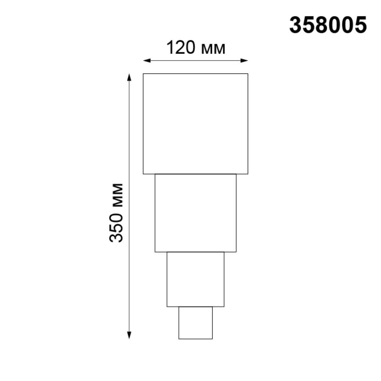 Картинка Уличный настенный светодиодный светильник Novotech Street Kaimas 358005
