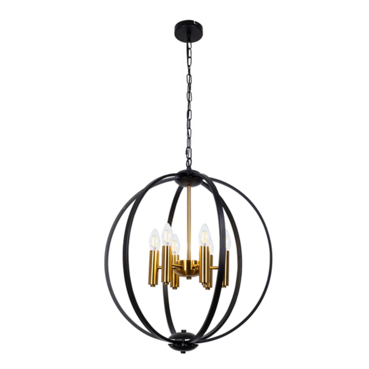 Картинка Подвесной светильник Arte Lamp CASTULA A7013SP-6BK