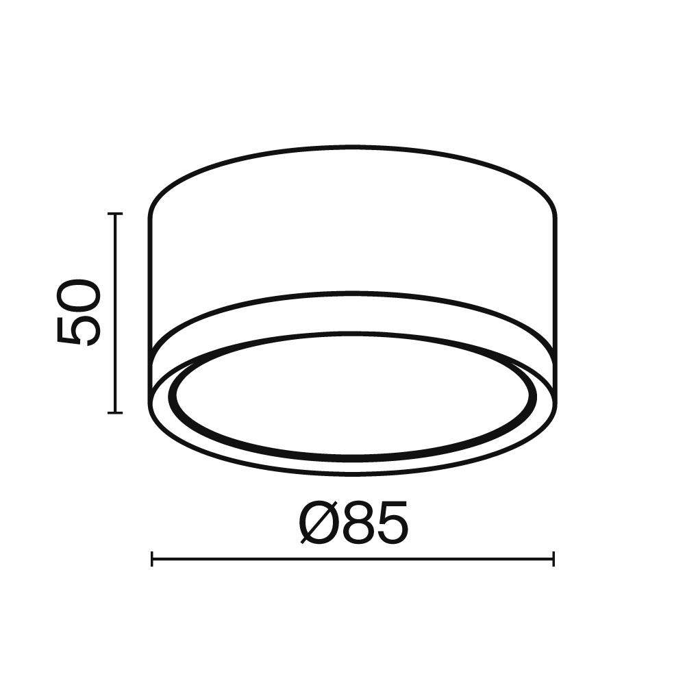 Картинка Потолочный светильник Technical C086CL-GX53-SRD-W