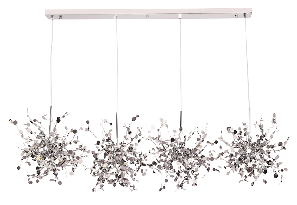люстры подвесной светильник crystal lux garden sp3х4 l1600 chrome crystal lux 1861/212, доставка по Казахстану 