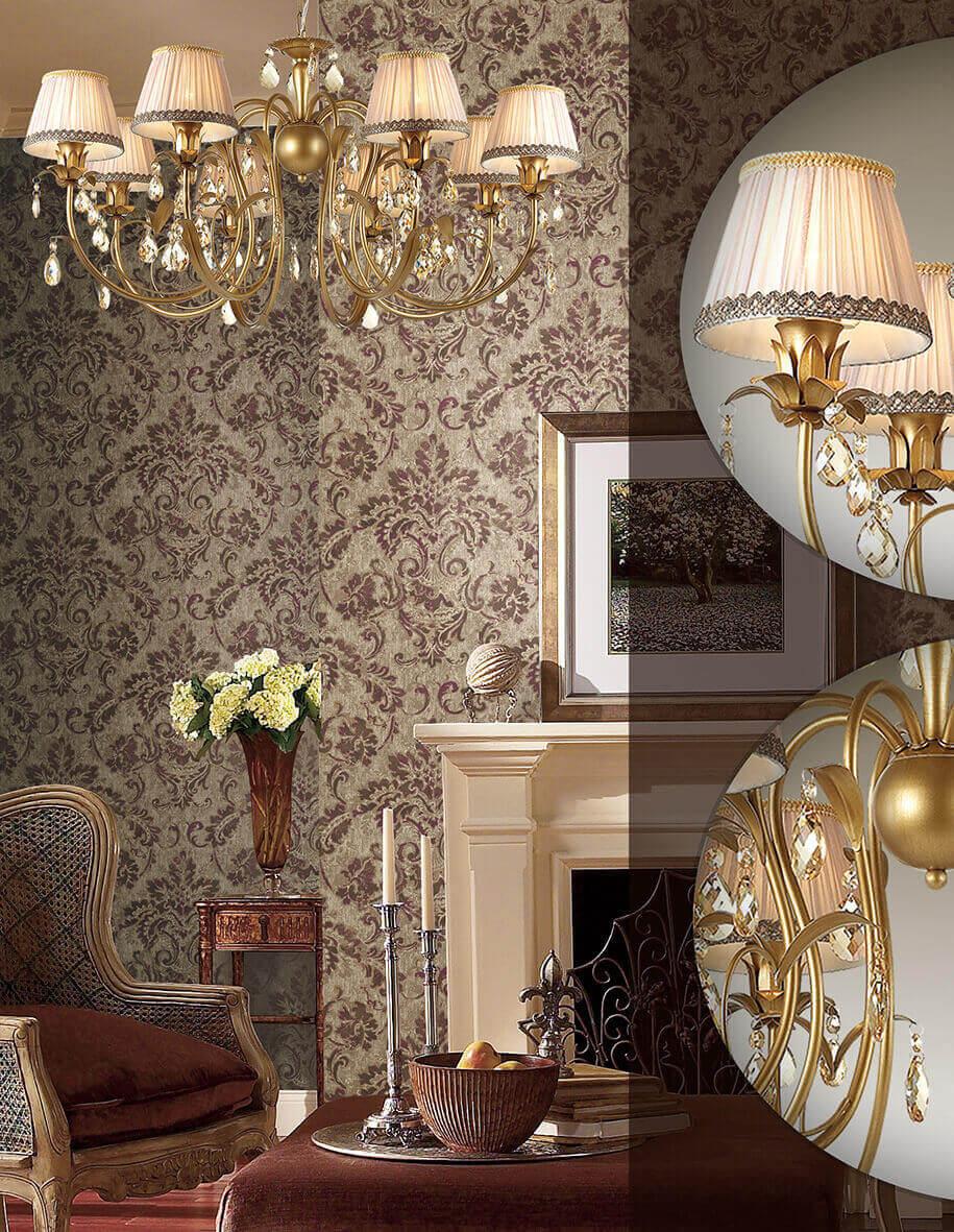 Картинка Подвесная люстра Odeon Light Carolla 3398/8