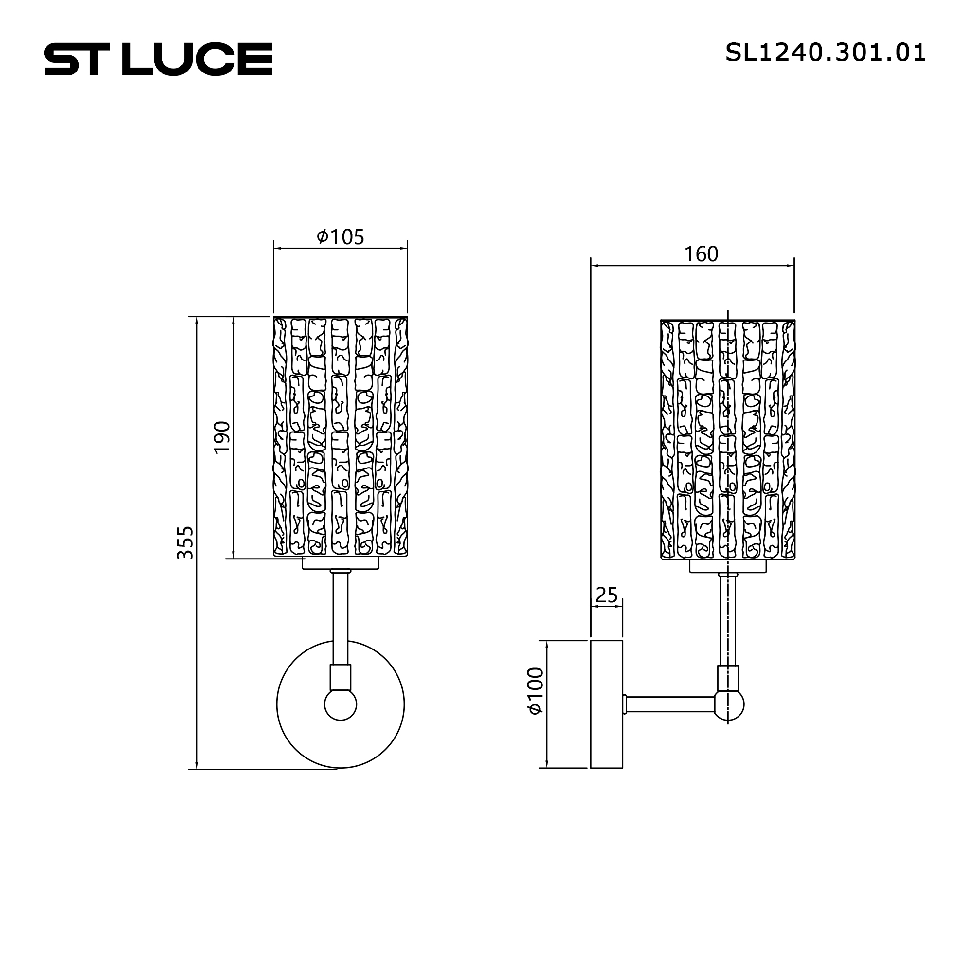 Дополнительная картинка SL1240.301.01 Бра ST-Luce 
