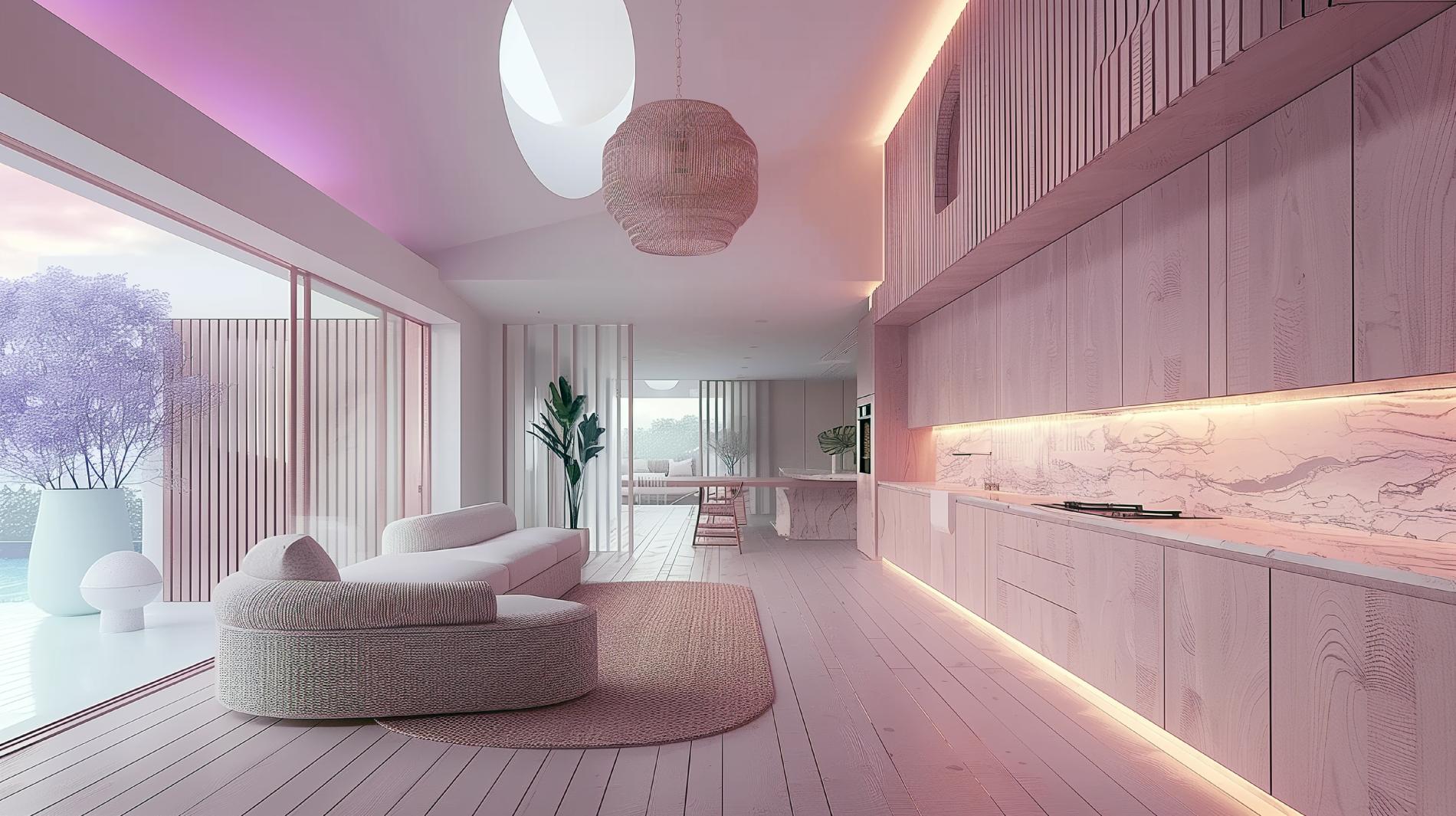 Натяжной потолок в интерьере