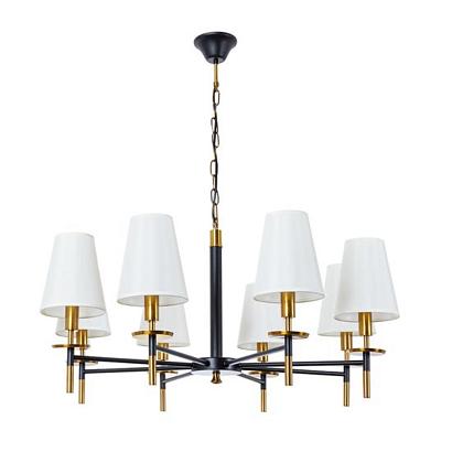 люстры подвесная люстра arte lamp riccardo a4075lm-8bk, доставка по Казахстану 