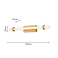Дополнительная картинка Настенный светильник Stav 4553-1W