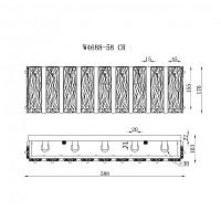 Дополнительная картинка Светильник настенный iLamp Panorama W4688-58 CR