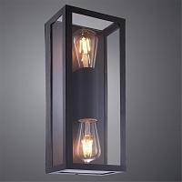 Дополнительная картинка Уличный настенный светильник Arte Lamp Belfast A4569AL-2BK