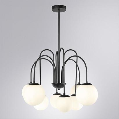 люстры подвесная люстра arte lamp mebsuta a1675lm-8bk, доставка по Казахстану 
