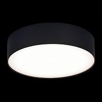 люстры st606.442.27 светильник потолочный черный led 1*27w 4000k 2 340lm ra>85 120° ip20 d220xh55 185-265v, доставка по Казахстану 