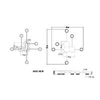 люстры потолочная люстра arte lamp legacy a8024pl-6bk, доставка по Казахстану 