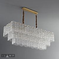 подвесная люстра ilamp manhattan p6315-1200 br, доставка по Казахстану 