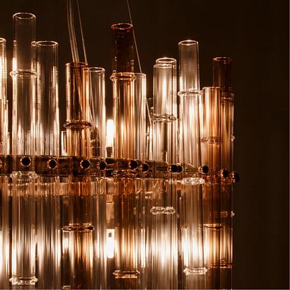 подвесная люстра arte lamp crystalla a4111lm-16go, доставка по Казахстану 