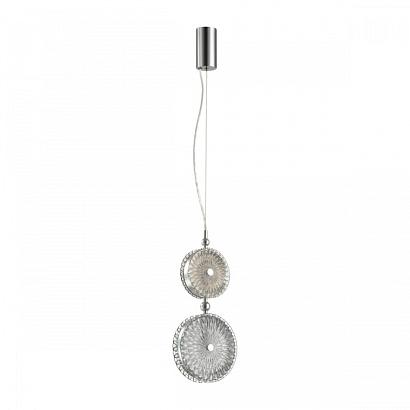 5416/13lc l-vision odl_ex23 10 хром/св.серый/коричневый металл/стекло подвес led 13w 4000k caramella, доставка по Казахстану 