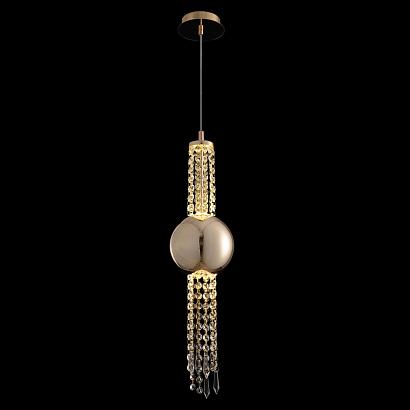 Подвесные Светильник подвесной Crystal Lux NAVAJO SP3W LED GOLD Crystal Lux 3811/203, доставка по Казахстану 