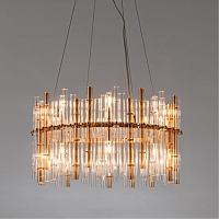 подвесная люстра arte lamp crystalla a4111lm-16go, доставка по Казахстану 