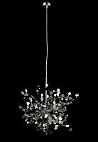 светильник подвесной crystal lux garden sp3 d400 chrome crystal lux 1861/203, доставка по Казахстану 