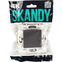 SKANDY Выключ. 1-кл. перекр. 10А SK-V03T титан IEK 