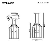 Дополнительная картинка SL6129.503.01 Светильник подвесной ST-Luce NORDIC