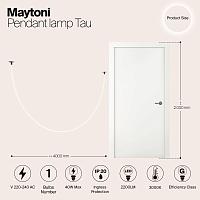 Дополнительная картинка Подвесной светильник Maytoni MOD146PL-L40B3K