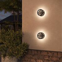 Дополнительная картинка Настенный уличный светильник Arte Lamp HASSALEH A3370AL-1BK