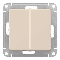 Переключатель перекрестный 2-кл. AtlasDesign 2хсх.7 10АХ механизм беж. SE ATN000273 