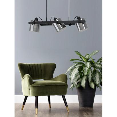 43606 подвесной потолочный светильник (люстра) hornwood 2, 3х40w, e27, l780, b150, h1100, сталь-дере, доставка по Казахстану 