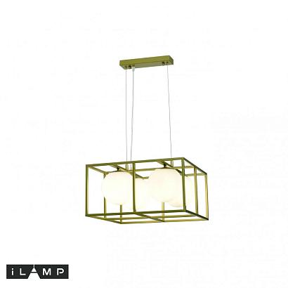 Подвесные Подвесной светильник iLamp GOLDEN P2484-4 GOLD, доставка по Казахстану 