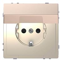 Розетка Schneider Electric Merten D-Life 16A с/з и крышкой MTN2310-6051 