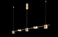светильник подвесной crystal lux tristan sp5 l1200 gold crystal lux 3691/205, доставка по Казахстану 