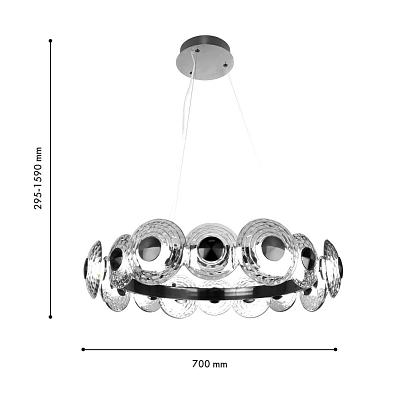 люстры 4643-16p подвесная люстра claros favourite, доставка по Казахстану 