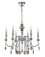 люстра crystal lux mercedes sp6 chrome/smoke crystal lux 0950/306, доставка по Казахстану 